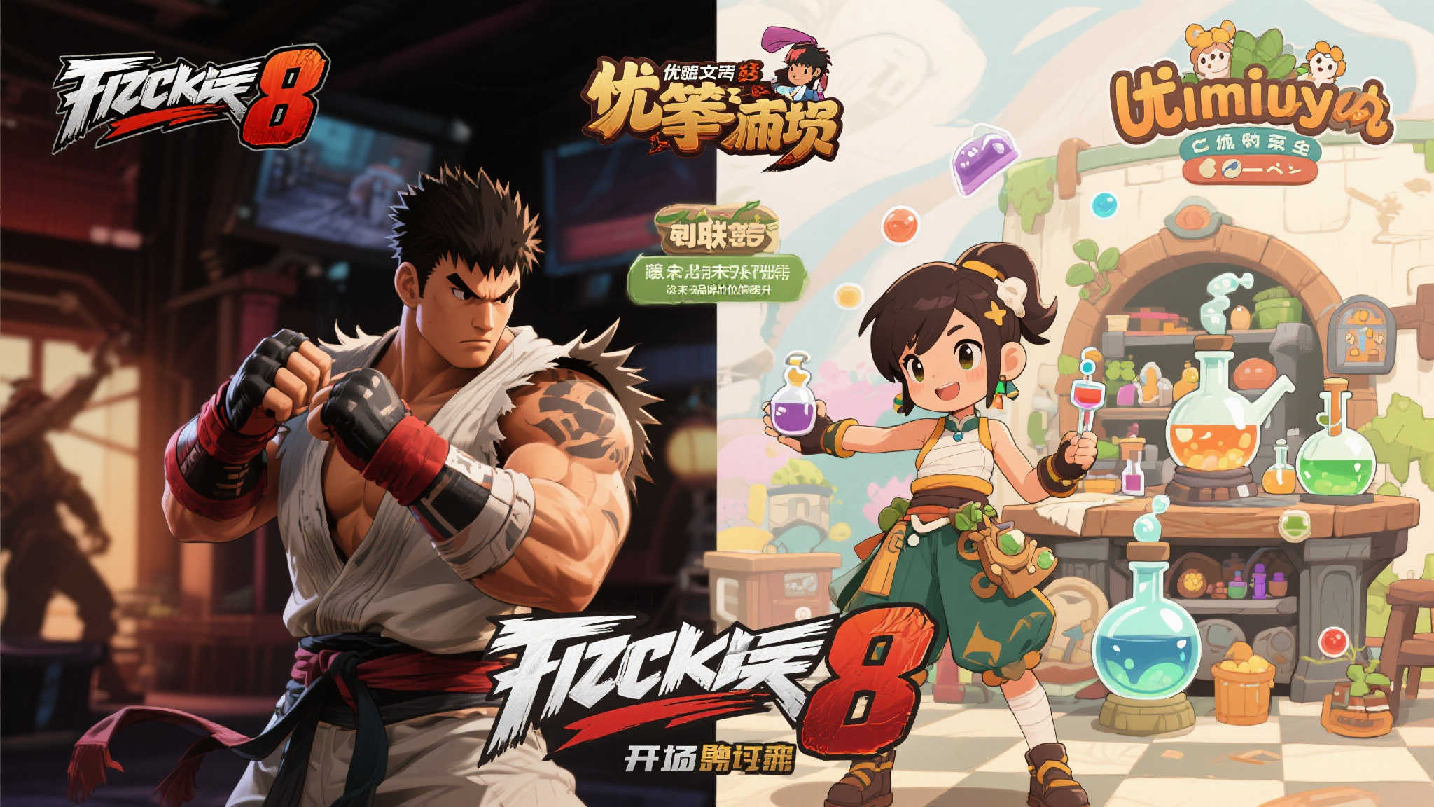 《铁拳8》与《优米雅的炼金工房》梦幻联动来袭 官方发布庆祝插画